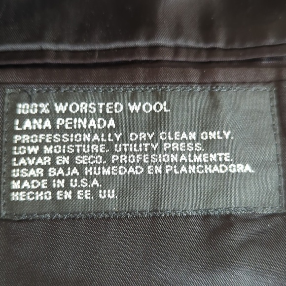 Stafford Executive Men’s Black Wool Single Breasted Notch Lapel Blazer - Picture 4 of 10